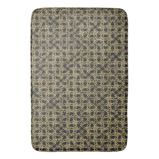 Gold Scratch Golden Modern Glamour Unique Elegant Badmat (Voorkant Verticaal)