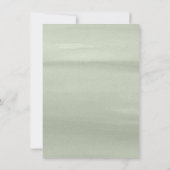 Gold Script Blush Pink & Grey Surprise Party Kaart (Achterkant)