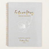 Gold Script Future Mme Dove Grey Wedding planner (Devant)