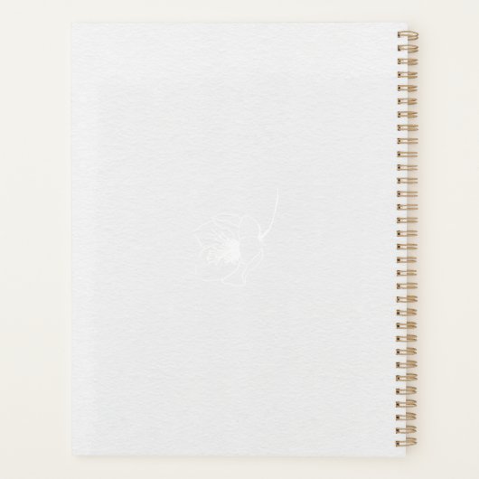 Gold Script Future Mme Wedding planner (Dos)