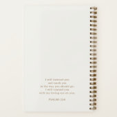 Gold Script Ivory Design Bible Study Hardcover Notitieboek (Achterkant)