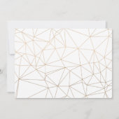 Gold Script Navy Blue Graduparty foto Kaart (Achterkant)