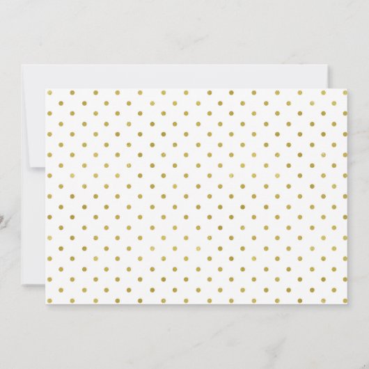 Gold Script Surprise Party Invitation (Dos)