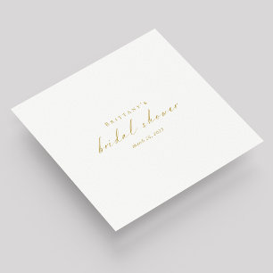 Gold Script Vrijgezellenfeest servetten –