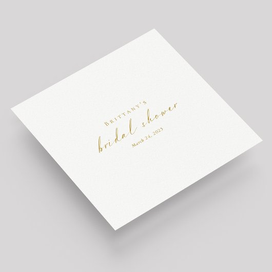 Gold Script Vrijgezellenfeest servetten –