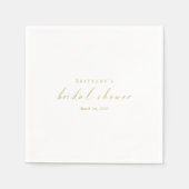 Gold Script Vrijgezellenfeest servetten – (Voorkant)