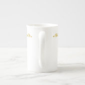 Gold Scroll Work Speciality Mok (Achterkant)