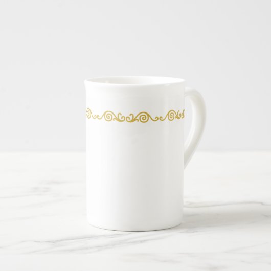 Gold Scroll Work Speciality Mok (Voorkant rechts)