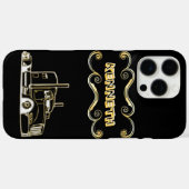Gold Semi-Truck Digital Art Design Case-Mate iPhone Case (Achterkant (horizontaal))