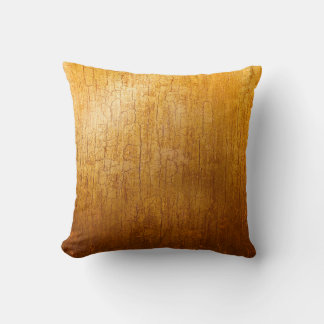 Gold Seriesgold, wallpaper, patroon, ruw, abstract Kussen