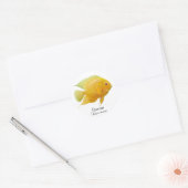 Gold Severum Cichlid Sticker (Envelop)