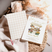 Gold She's Off The Market Uitnodiging voor een bru