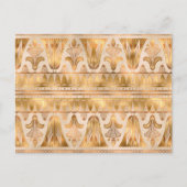 Gold Shimmer Art Deco Briefkaart (Voorkant)