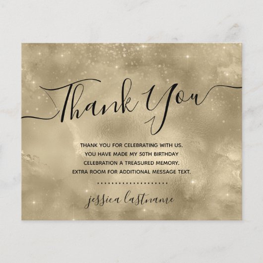 Gold Shine Budget Hartelijk dank (Voorkant)