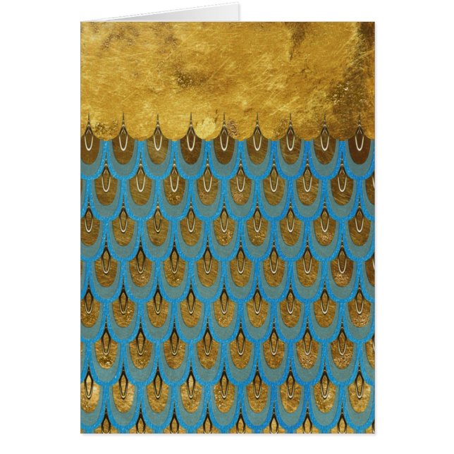 Gold Shiny Princess Mermaid Glitter Scales (Voorkant)