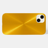 Gold Shiny Stainless Steel Metal Case-Mate iPhone Case (Achterkant (horizontaal))