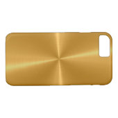 Gold Shiny Stainless Steel Metal Case-Mate iPhone Case (Achterkant (Horizontaal))