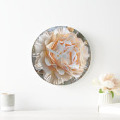 Gold Silk Unique Roos Art Dream Grote Klok (Huis)