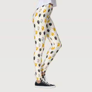 Gold Silver Black-ballonnen Confetti Glitter Leggings
