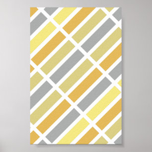 Gold Silver Bronze Metalen Hues Poster