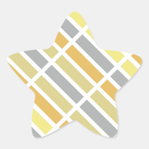 Gold Silver Bronze Metalen Hues Ster Sticker