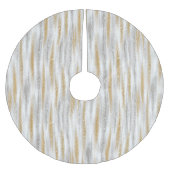 Gold Silver Christmas Celebration Kerstboom Rok (Voorkant)