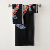 Gold|Silver Glass|Crystal Koi fish (En situation)