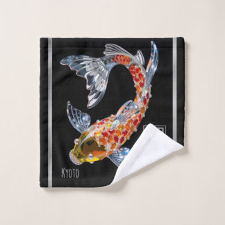 Gold|Silver Glass|Crystal Koi fish