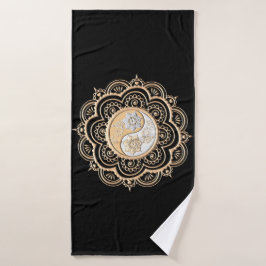 Gold & Silver Mandala Badhanddoek
