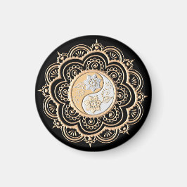 Gold & Silver Mandala Magneet