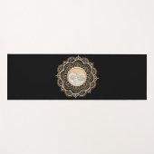 Gold & Silver Mandala Yogamat (Voorkant (horizontaal))