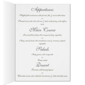 Gold & Silver Ribbon Flowers - Wuwemmenkaarten (Binnen (Rechts))