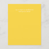 Gold Silver Rozen Floral Wedding Invites (Achterkant)