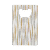 Gold Silver Stripes Confetti New Year Celebration (Devant)