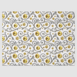 Gold & Silver Swirl Elegance Tissuepapier