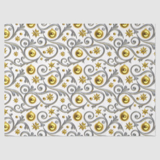 Gold & Silver Swirl Elegance Tissuepapier