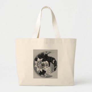 Gold Silver Venetian Mask Grote Tote Bag