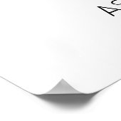 Gold Sip Sip Hooray Affiche de bienvenue de la par (Coin)