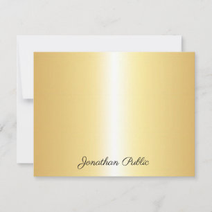 Gold Sjabloon Calligraphed Script Text Name