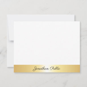 Gold Sjabloon Handschrift Script Tekstnaam
