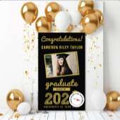 Gold Sketch 2025 Gefeliciteerd met het afstuderen Spandoek