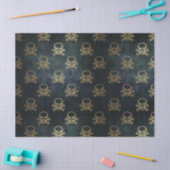 Gold Skulls Pattern-deduplicatie 20x30-papier voor Tissuepapier (Craft)