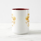 Gold “Smiles Look Amazing On You” Combo Mug (Centre)