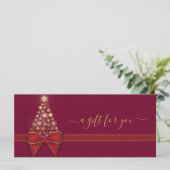 Gold Snowflakes kerstboomroodbaars (Staand voorkant)