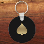 Gold Spade-symbool Sleutelhanger (Voorkant)