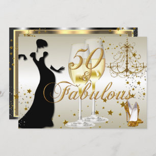Gold Sparkle 50 & Fabuleuse Invitation Anniversair