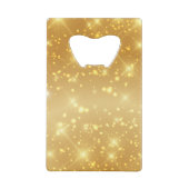 Gold Sparkle Afstuderen Custom 2023 Graduation Par Kredietkaart Flessenopener (Achterkant)