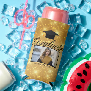 Gold Sparkle-Afstuderen Foto Chic Custom Party
