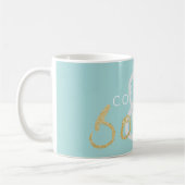 Gold Sparkle Café et livres Coffee Mug (Gauche)