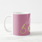 Gold Sparkle Café et livres Coffee Mug (Gauche)